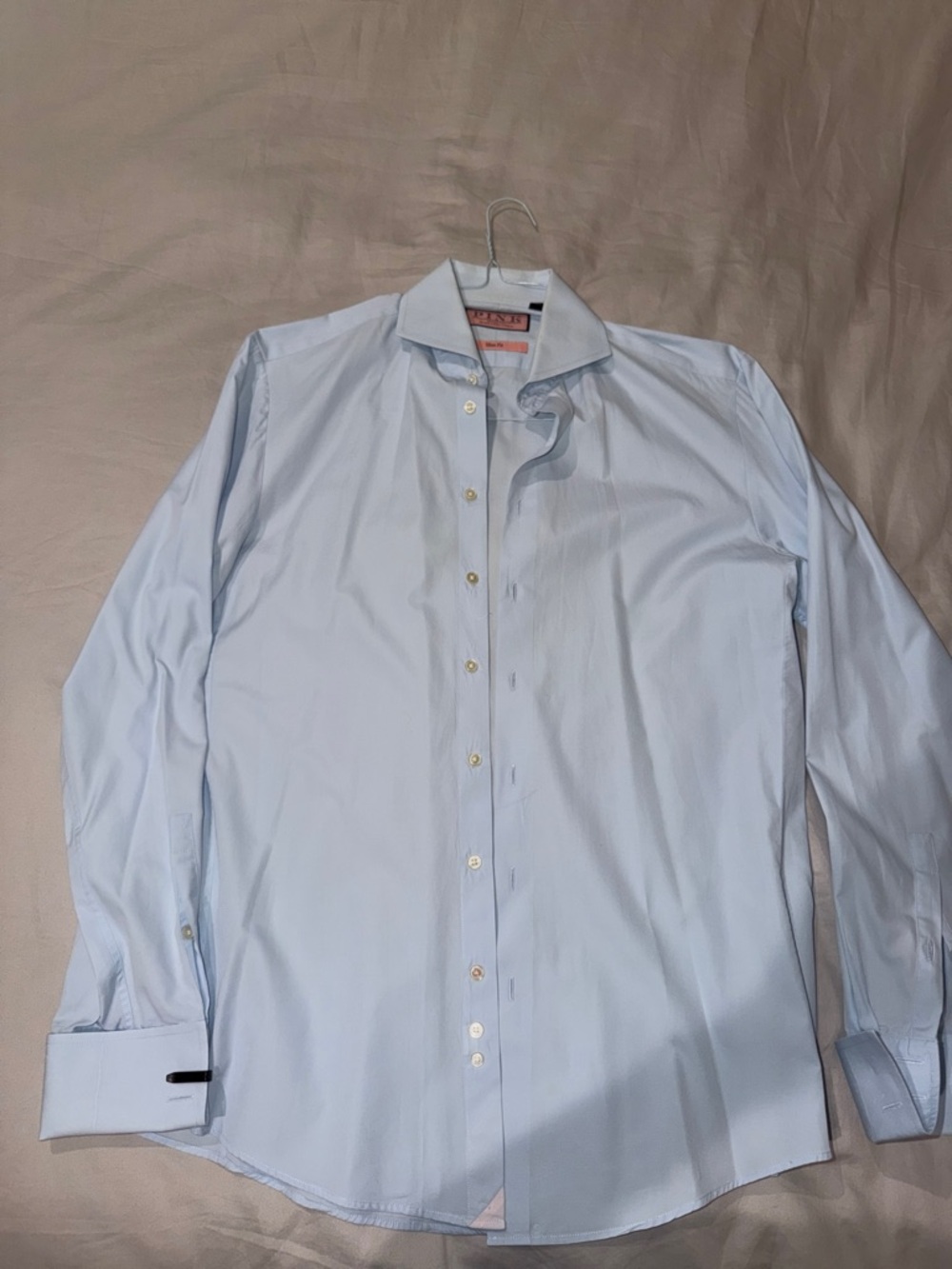 Thomas Pink Light Blue Men's Dress Shirt